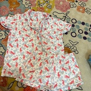 Roberta, roller rabbit, leopard garden, print PJs exclusive